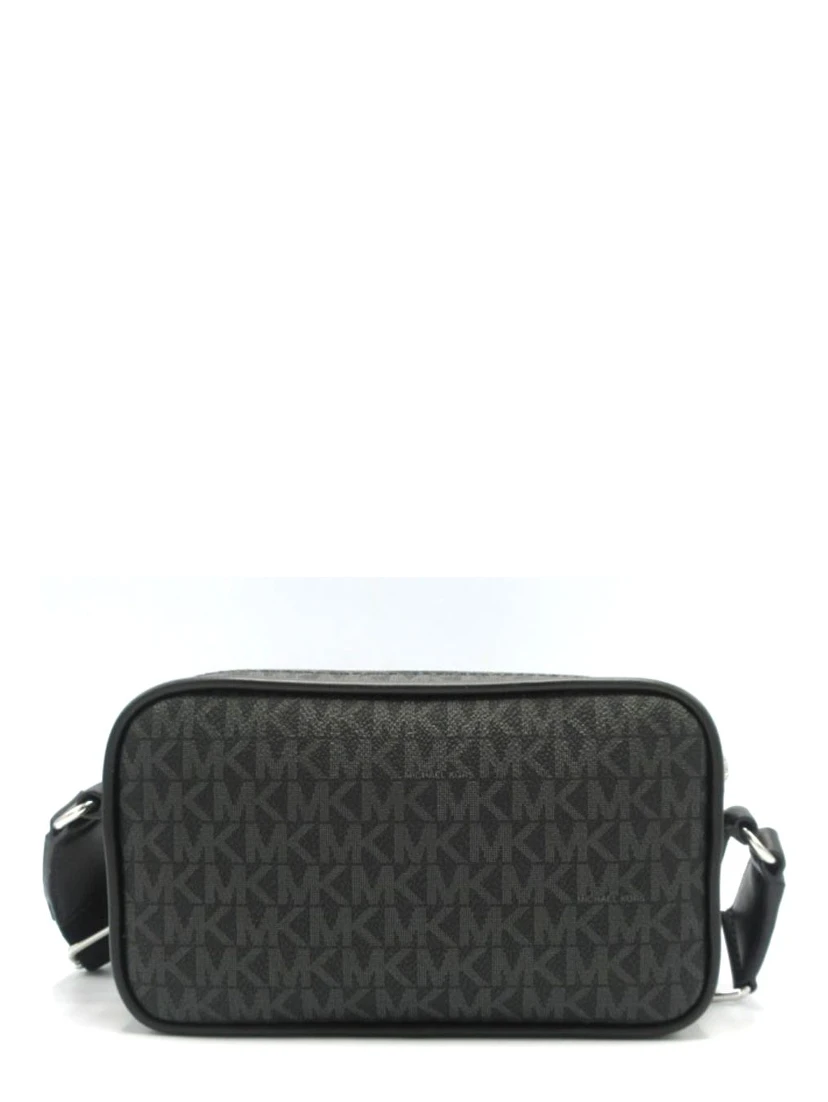 Black Canvas Crossbody Bag