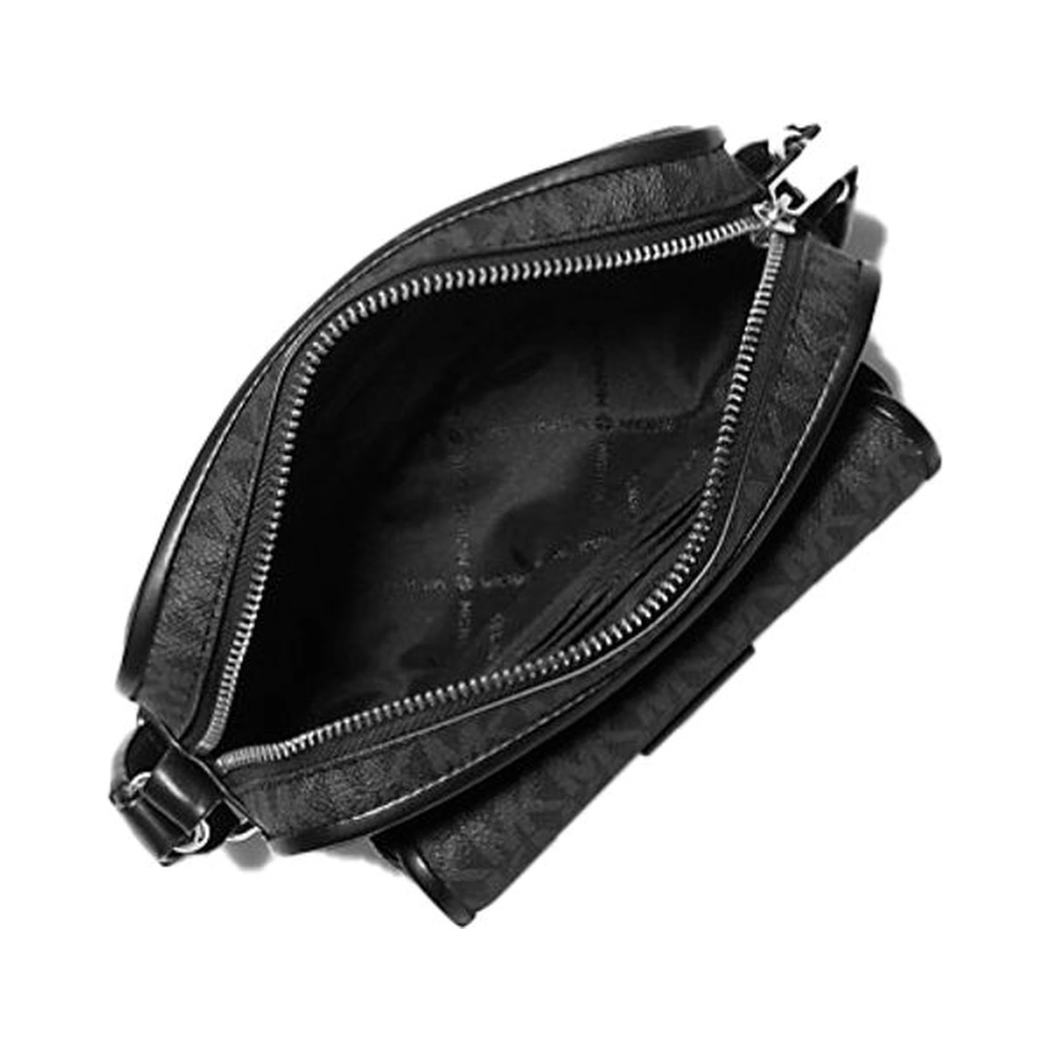Black Canvas Crossbody Bag