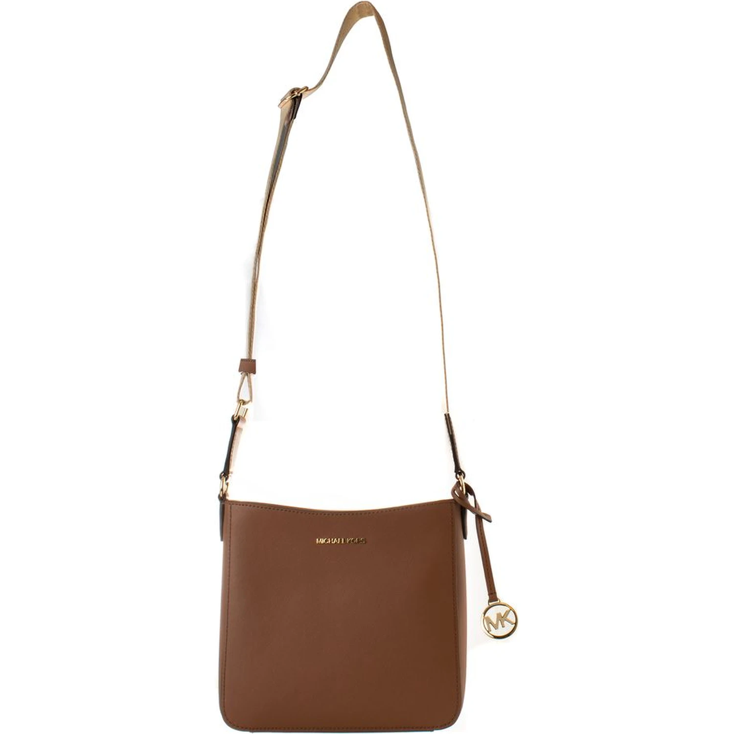 Brown Canvas Crossbody Bag