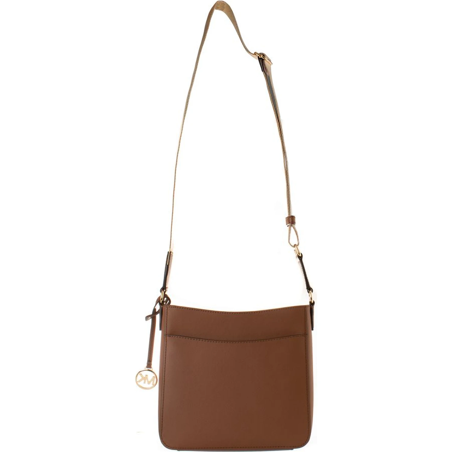 Brown Canvas Crossbody Bag