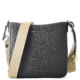Black Canvas Crossbody Bag