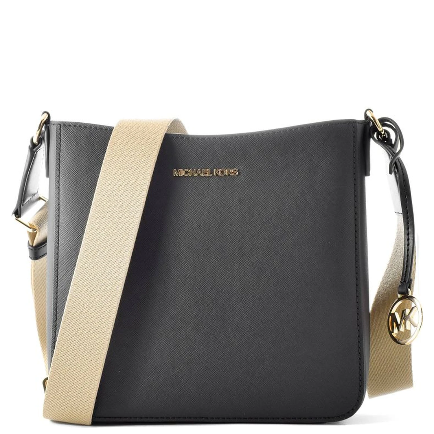 Black Canvas Crossbody Bag