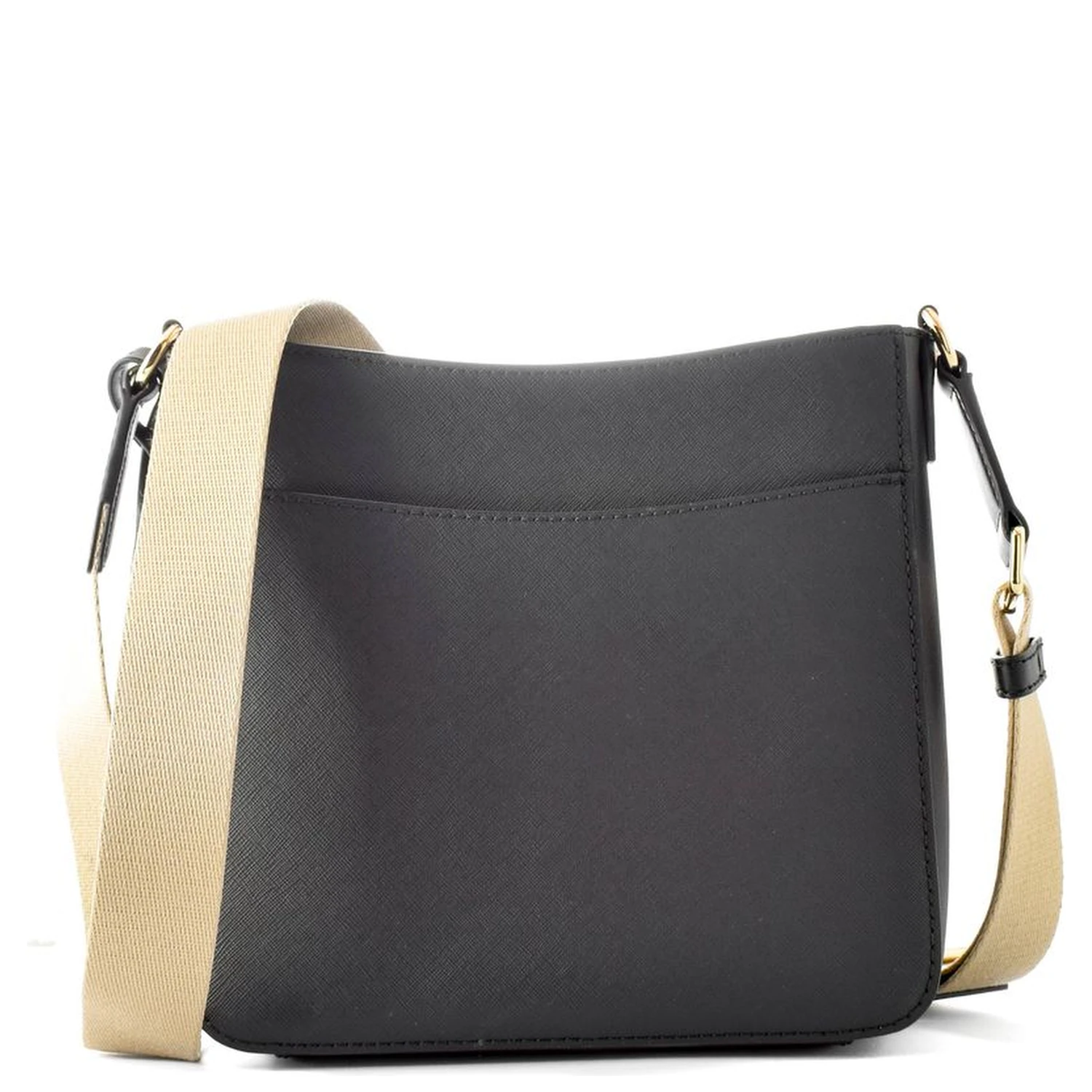 Black Canvas Crossbody Bag