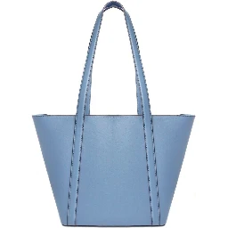 Blue Canvas Tote Bag