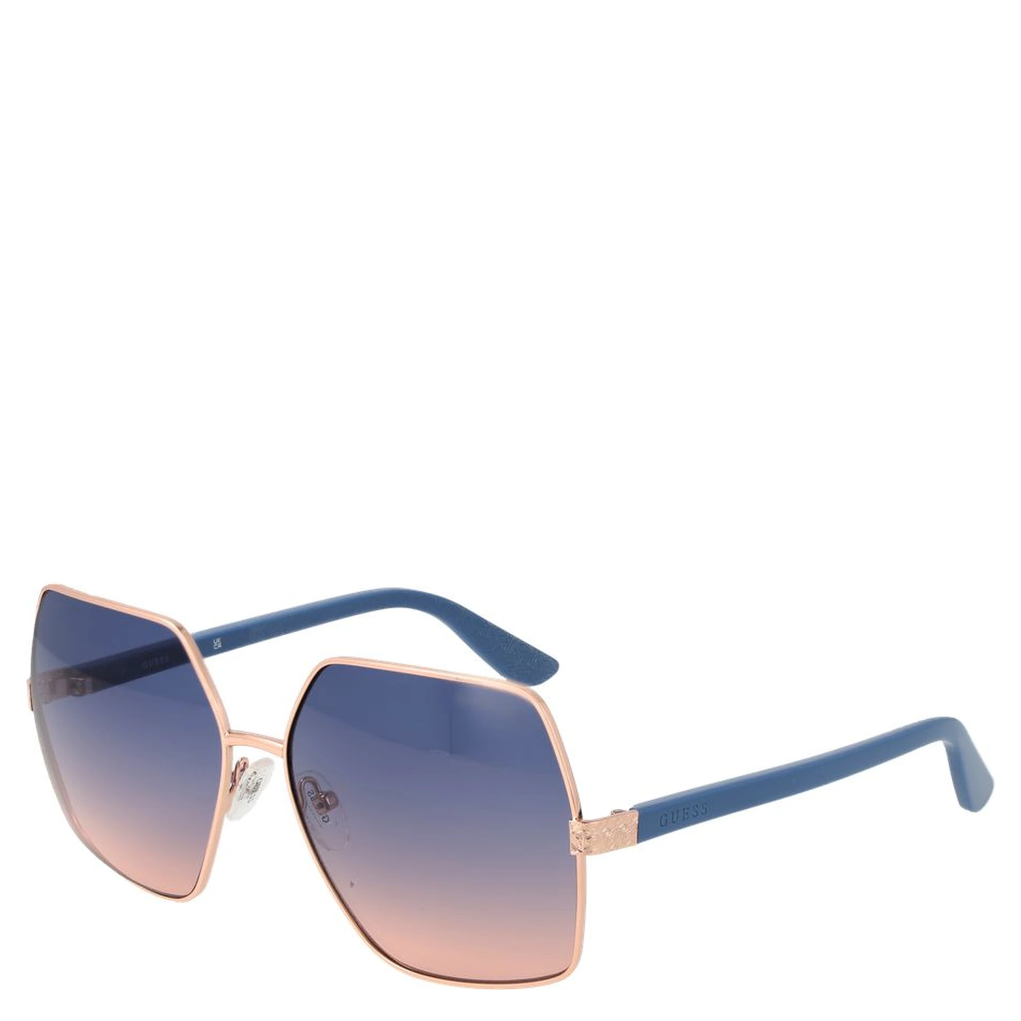 Rose Gold Metal Sunglasses