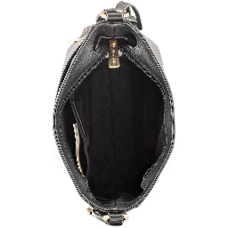 Black Canvas Crossbody Bag