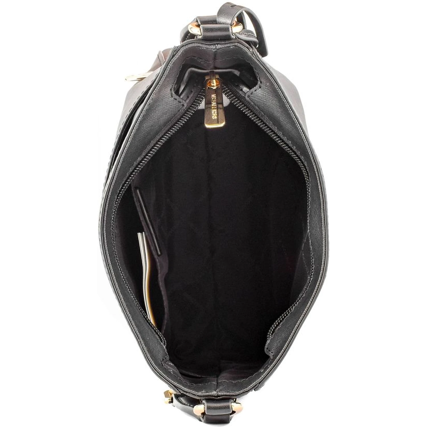 Black Canvas Crossbody Bag