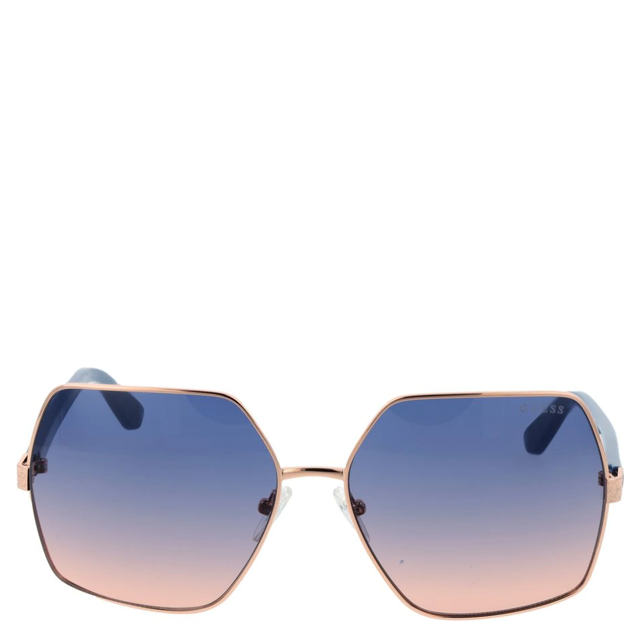 Rose Gold Metal Sunglasses