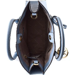Blue Leather Handbag