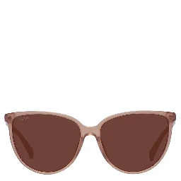 Beige Plastic Sunglasses