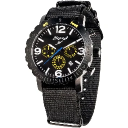 Black Rubber Sport Watch