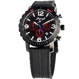 Black Rubber Sport Watch