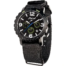 Black Rubber Sport Watch