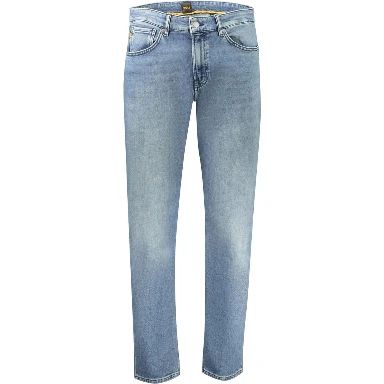 Blue Cotton Men's Regular-Fit Jeans