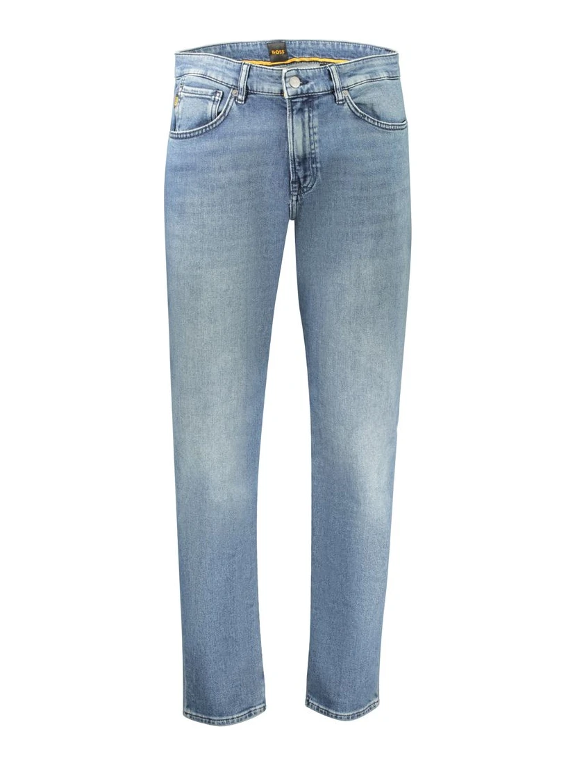 Blue Cotton Men's Regular-Fit Jeans