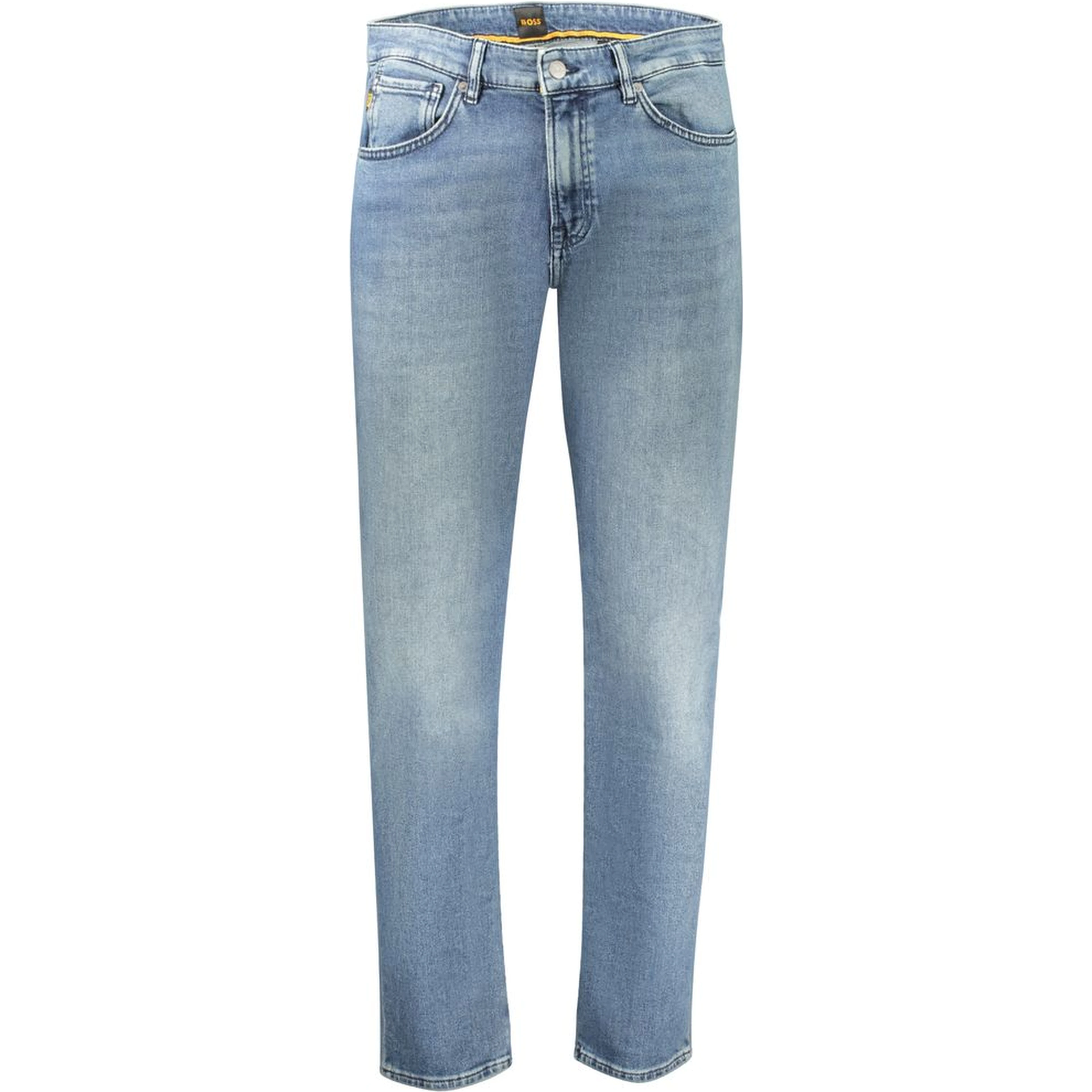 Blue Cotton Men's Regular-Fit Jeans
