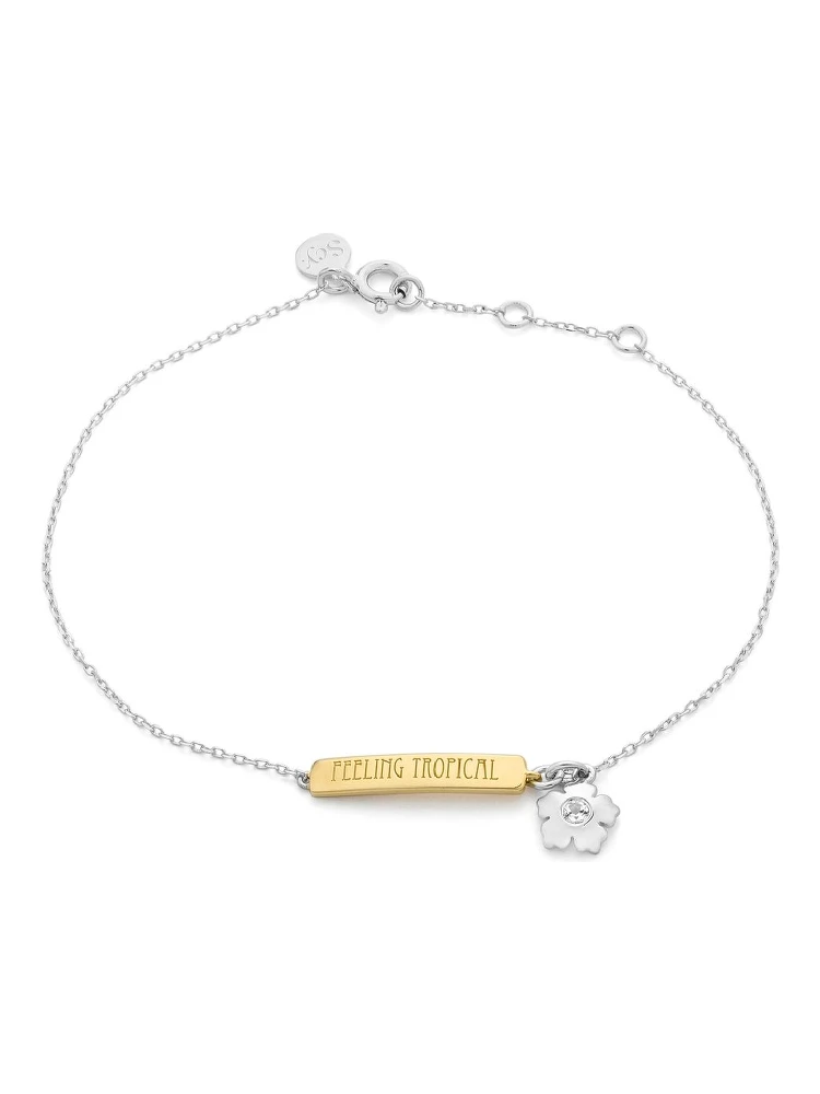Gray Silver Bracelet