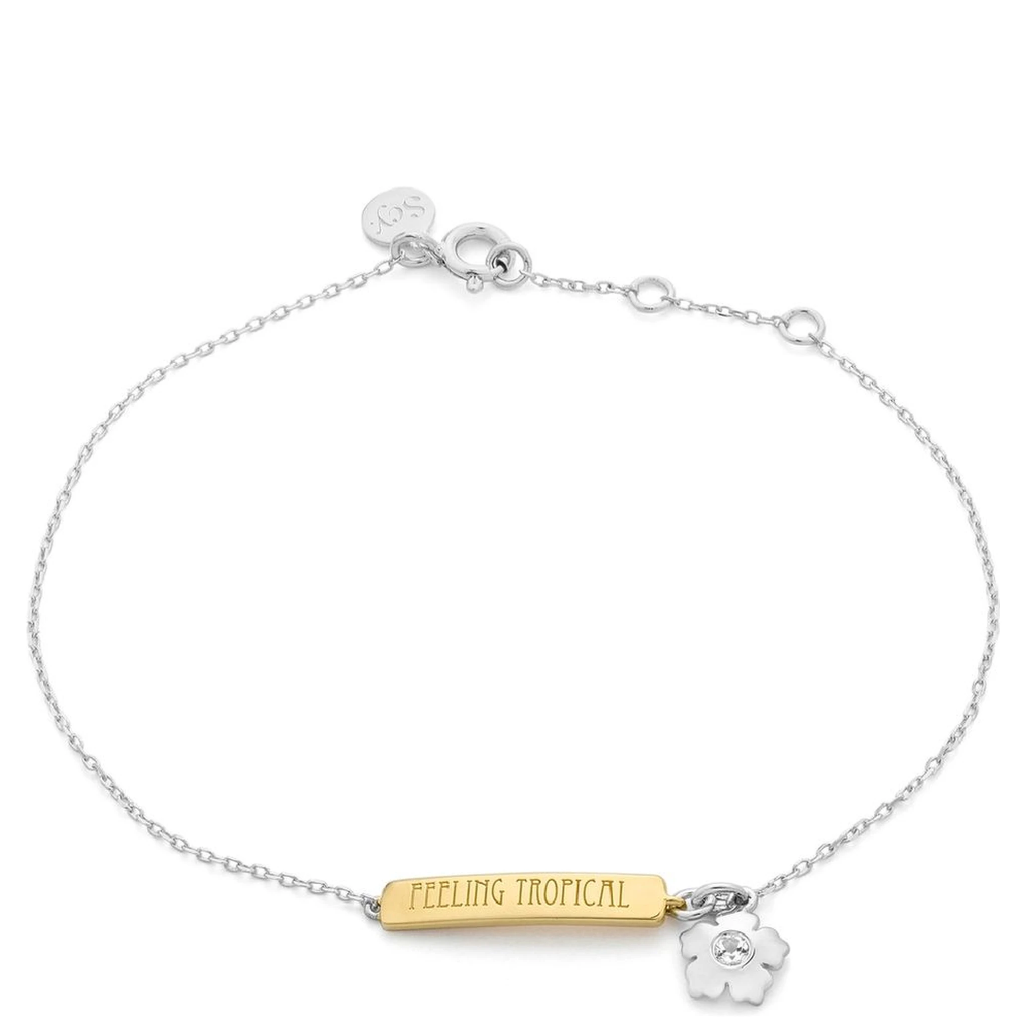 Gray Silver Bracelet