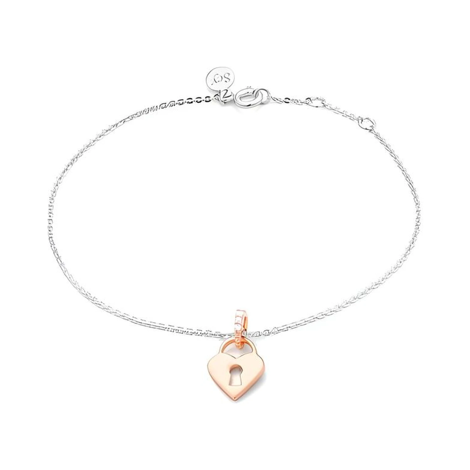 Gray Silver Bracelet