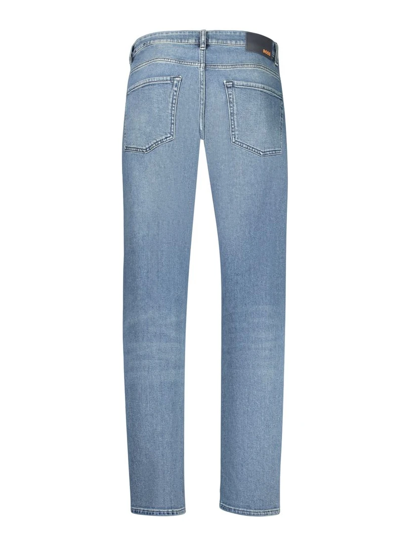 Blue Cotton Men's Regular-Fit Jeans