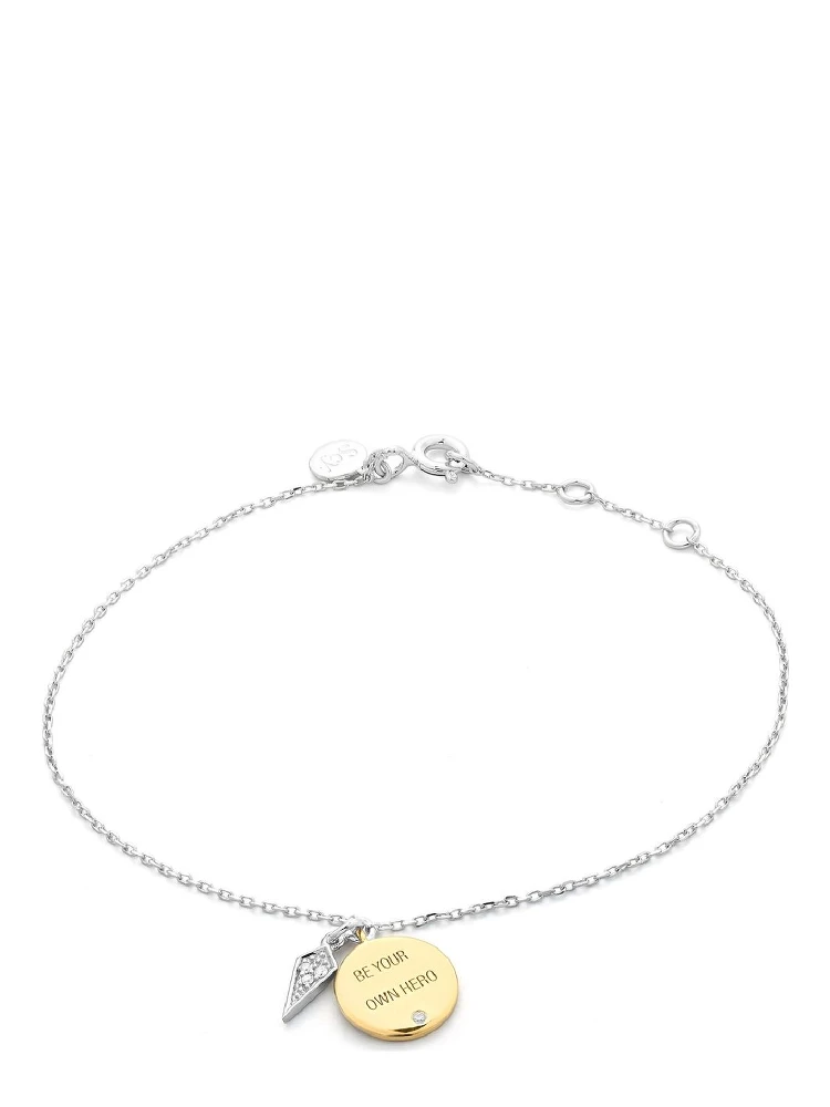 Gray Silver Bracelet