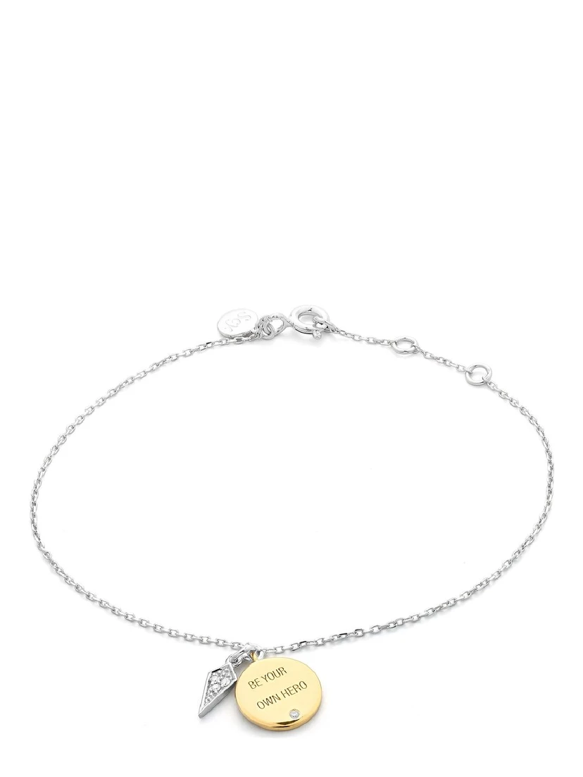 Gray Silver Bracelet