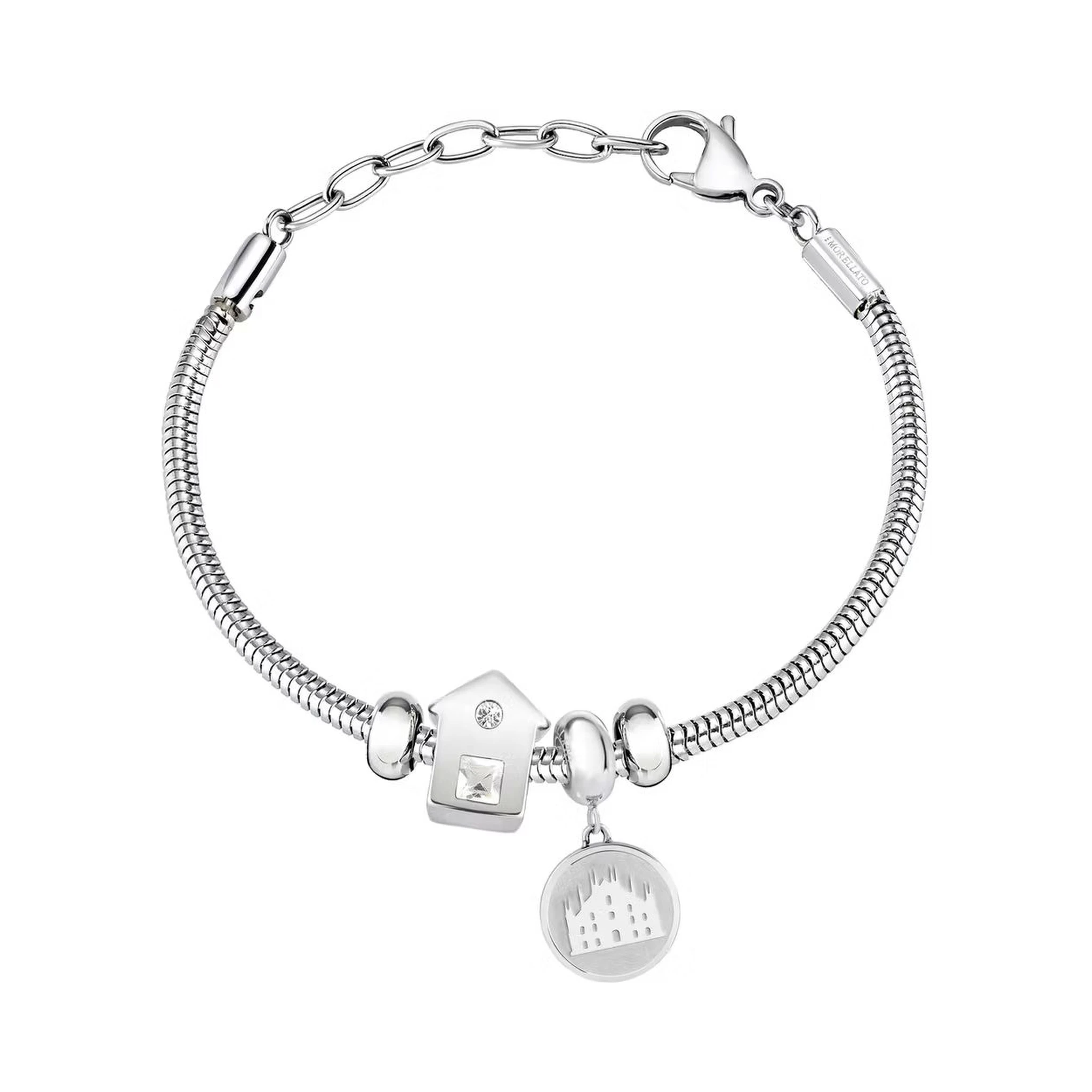 Gray Stainless Steel Bracelet