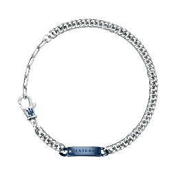 Gray Stainless Steel Bracelet