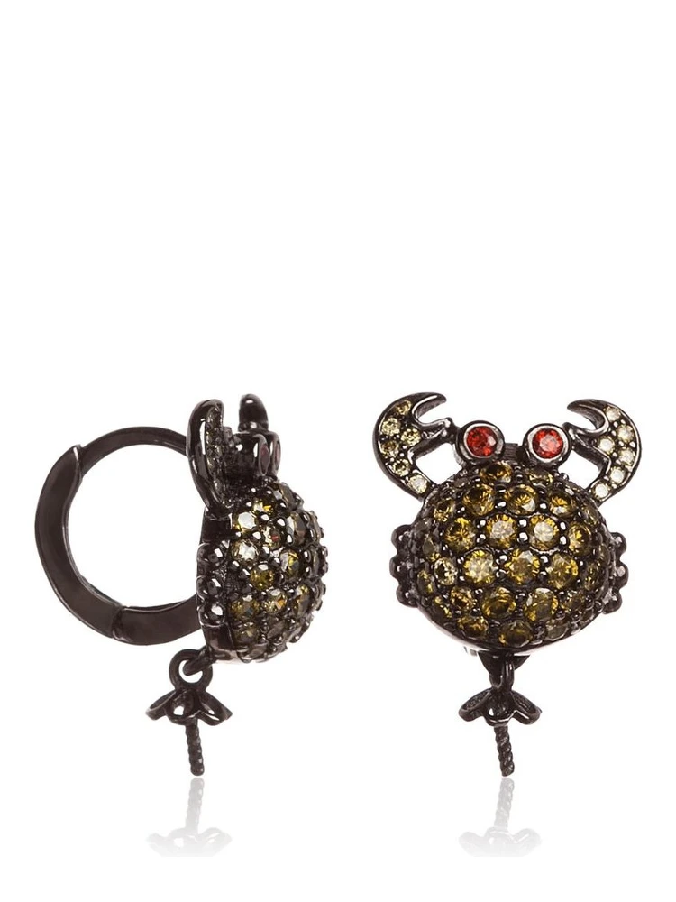 Black Silver Earrings alternative