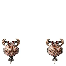 Bicolor Silver Earrings