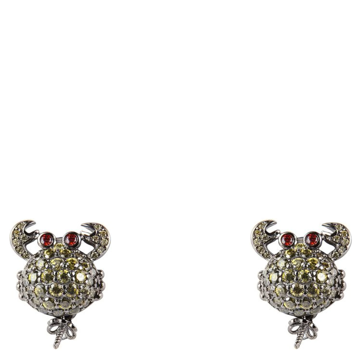 Black Silver Earrings