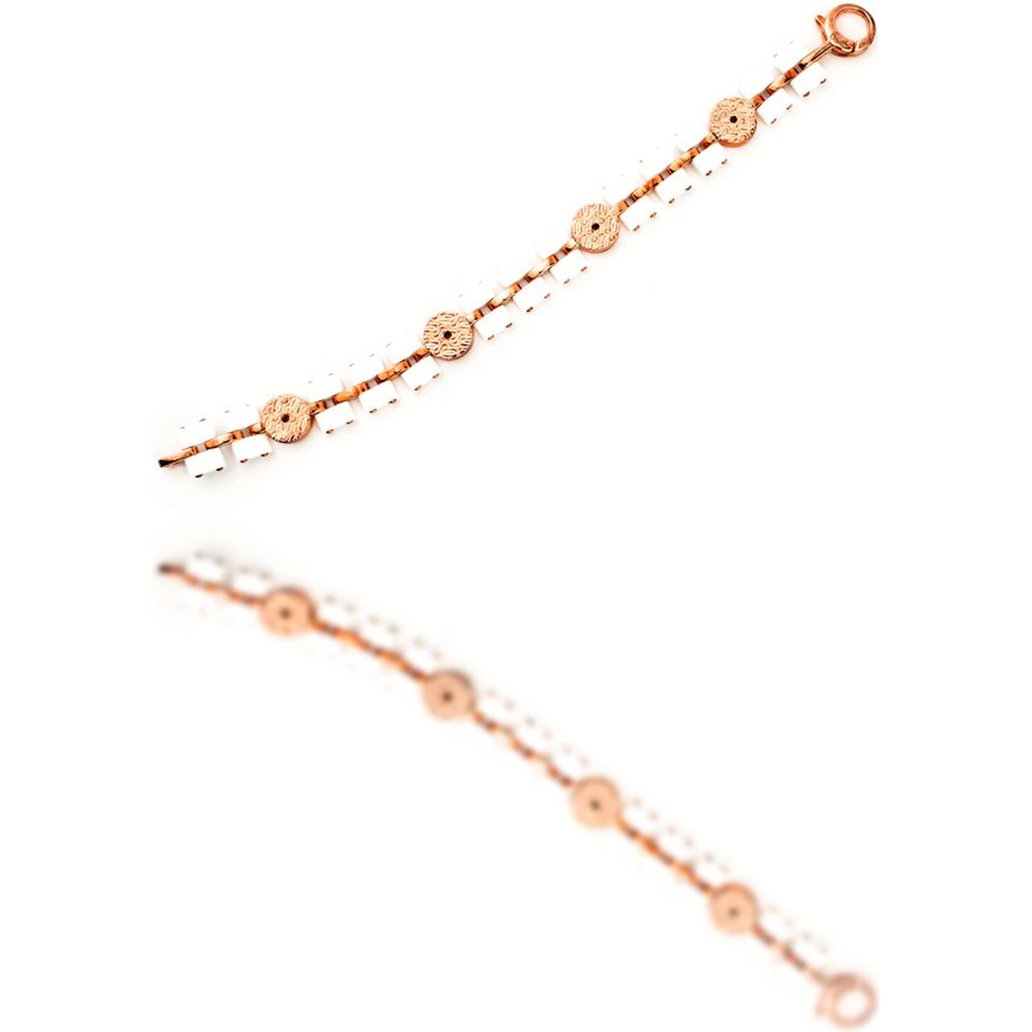 Bicolor Silver Bracelet