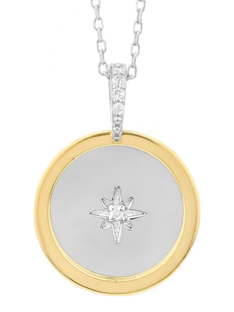 Gray Silver Necklace