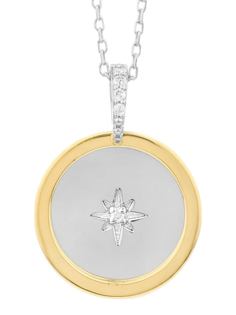 Gray Silver Necklace