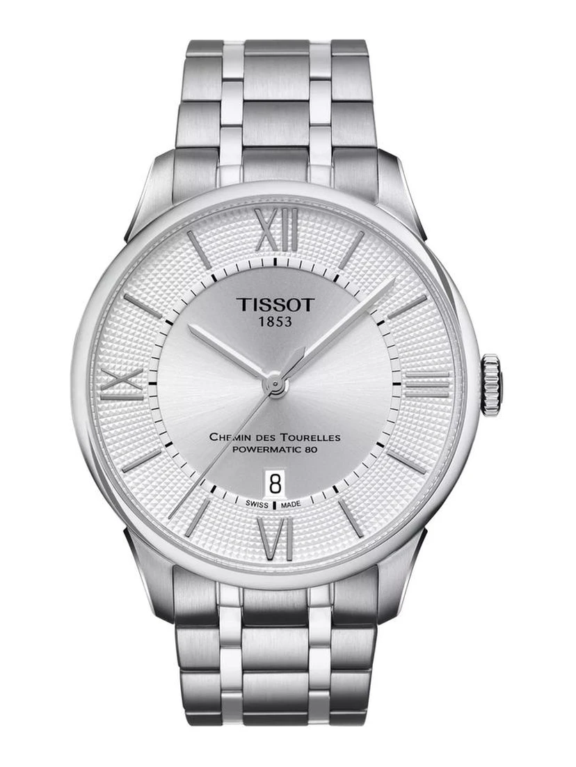 Gray Stainless Steel Dress Watch