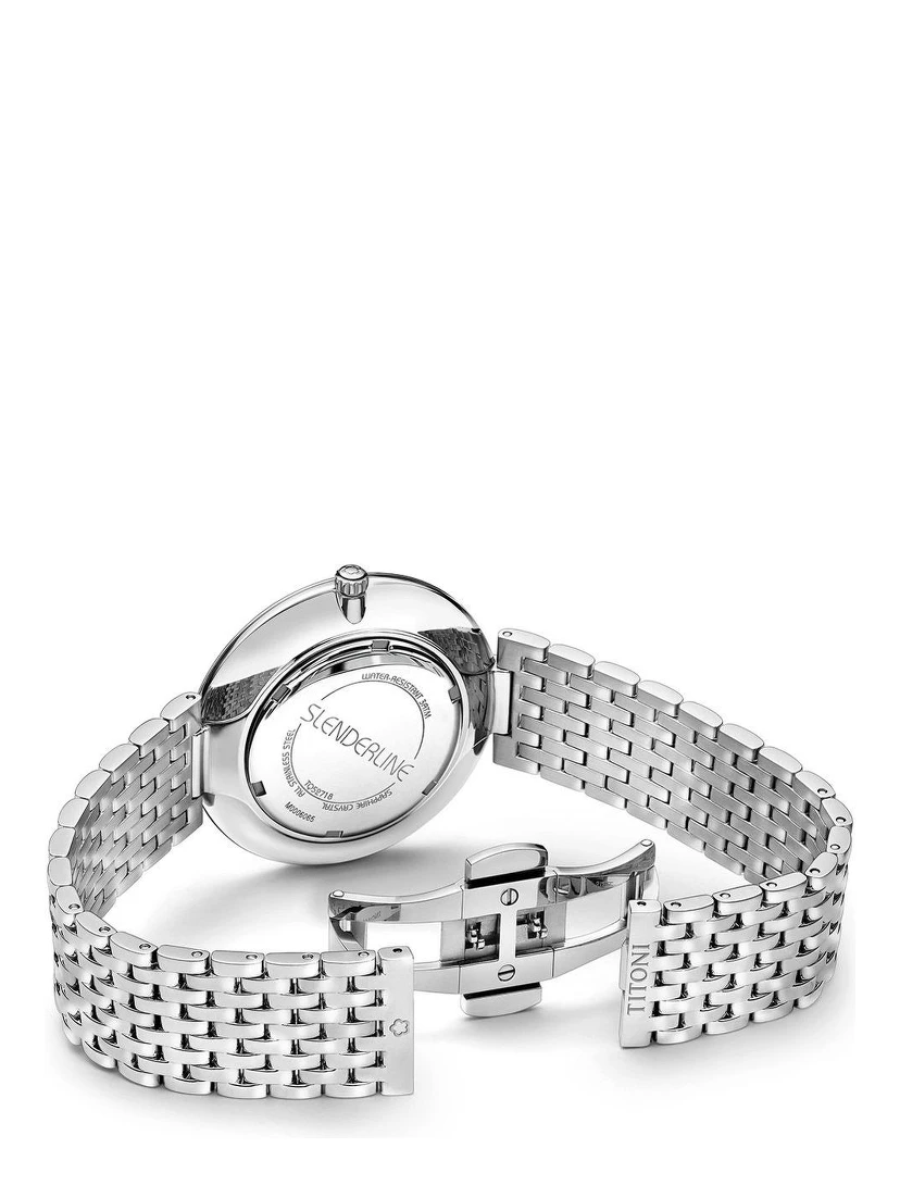 Gray Stainless Steel Dress Watch