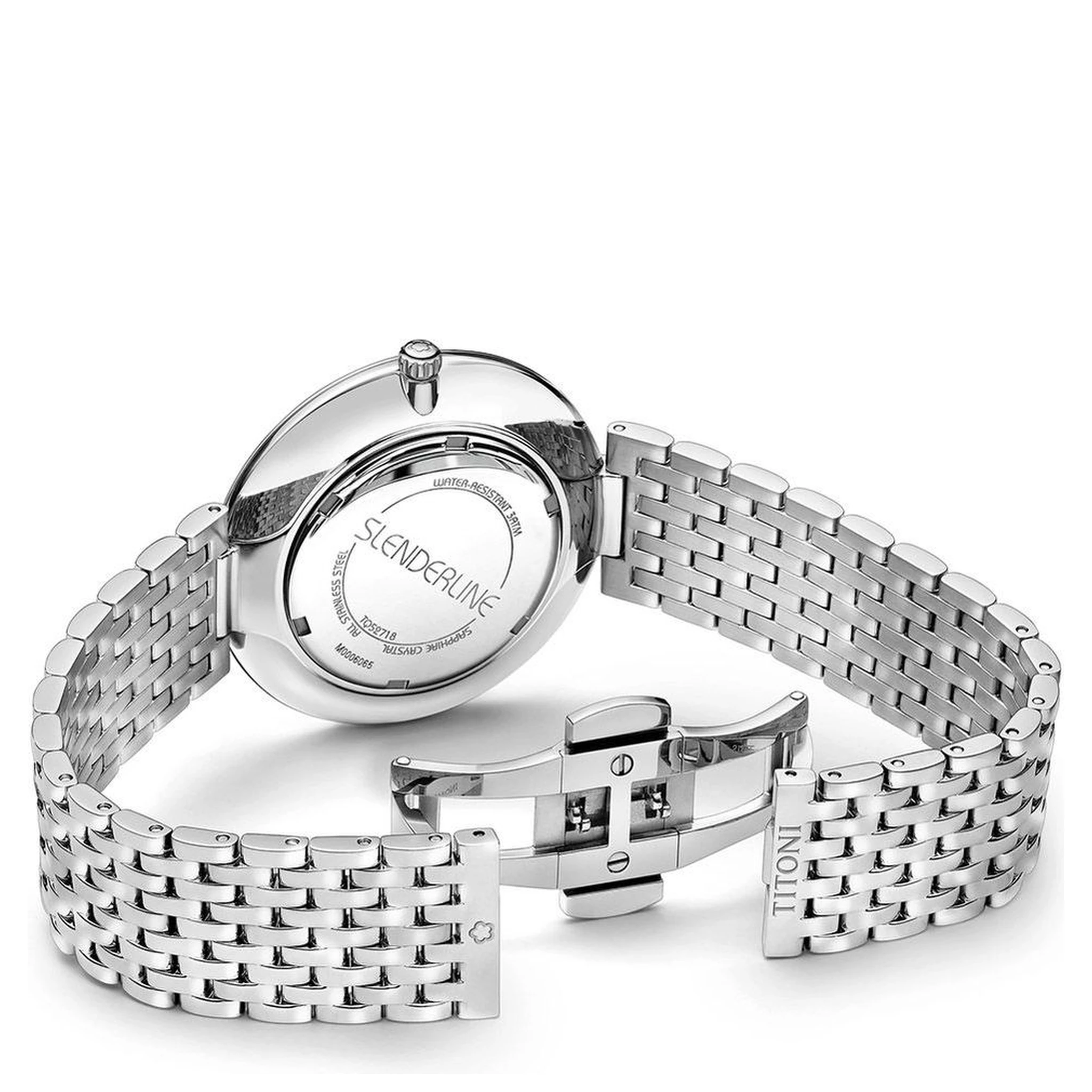 Gray Stainless Steel Dress Watch