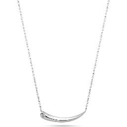 Gray Stainless Steel Necklace