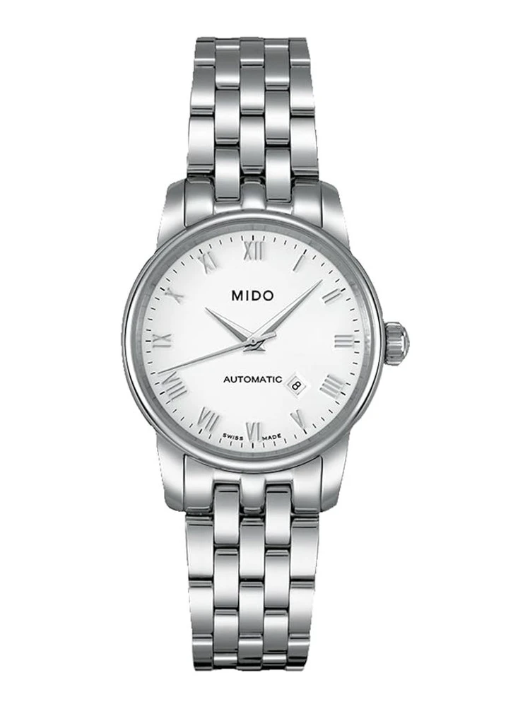 Gray Stainless Steel Dress Watch