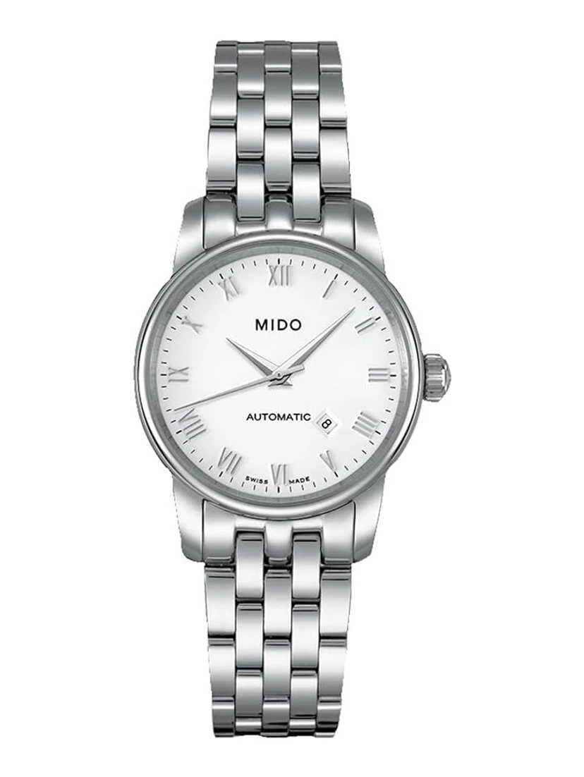 Gray Stainless Steel Dress Watch