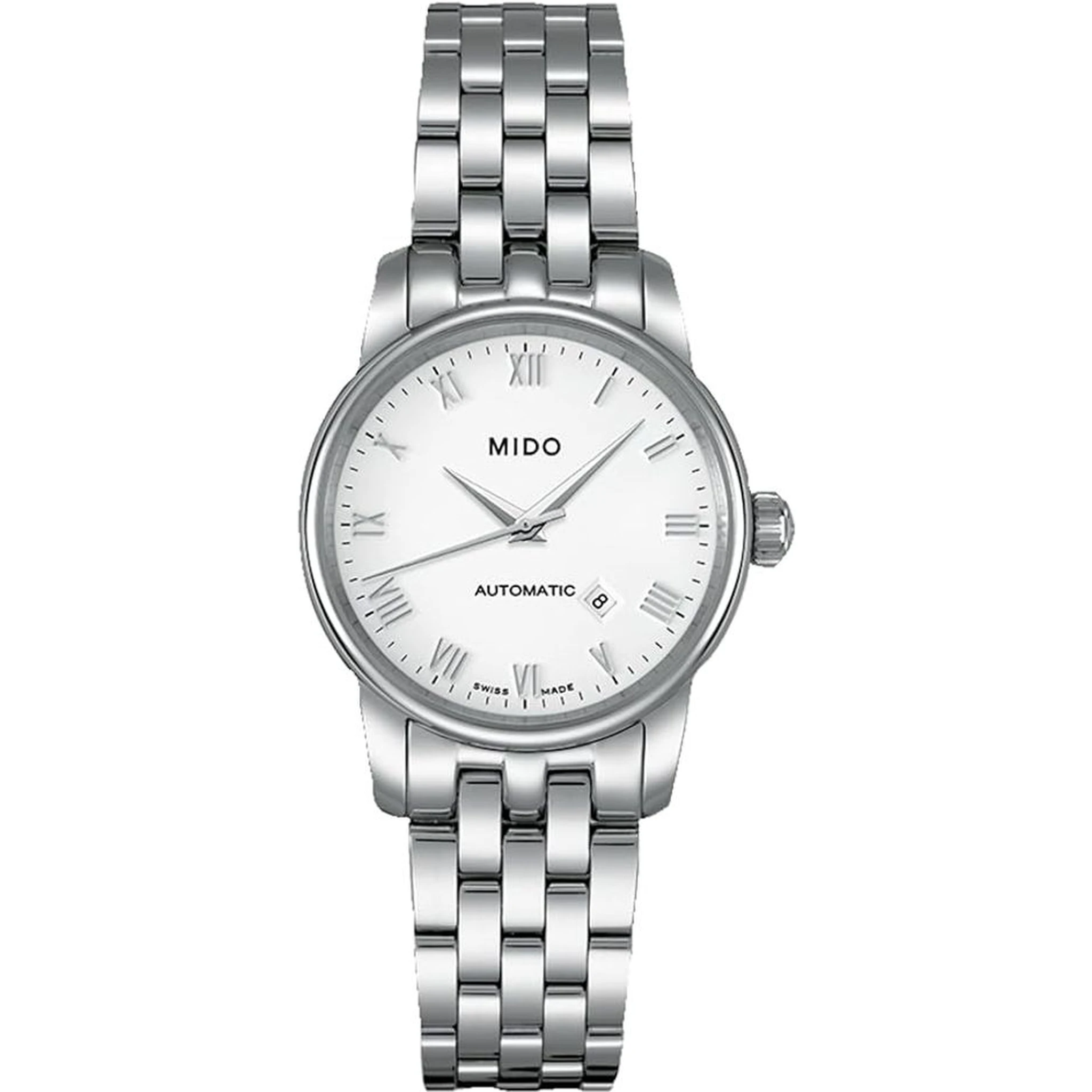 Gray Stainless Steel Dress Watch