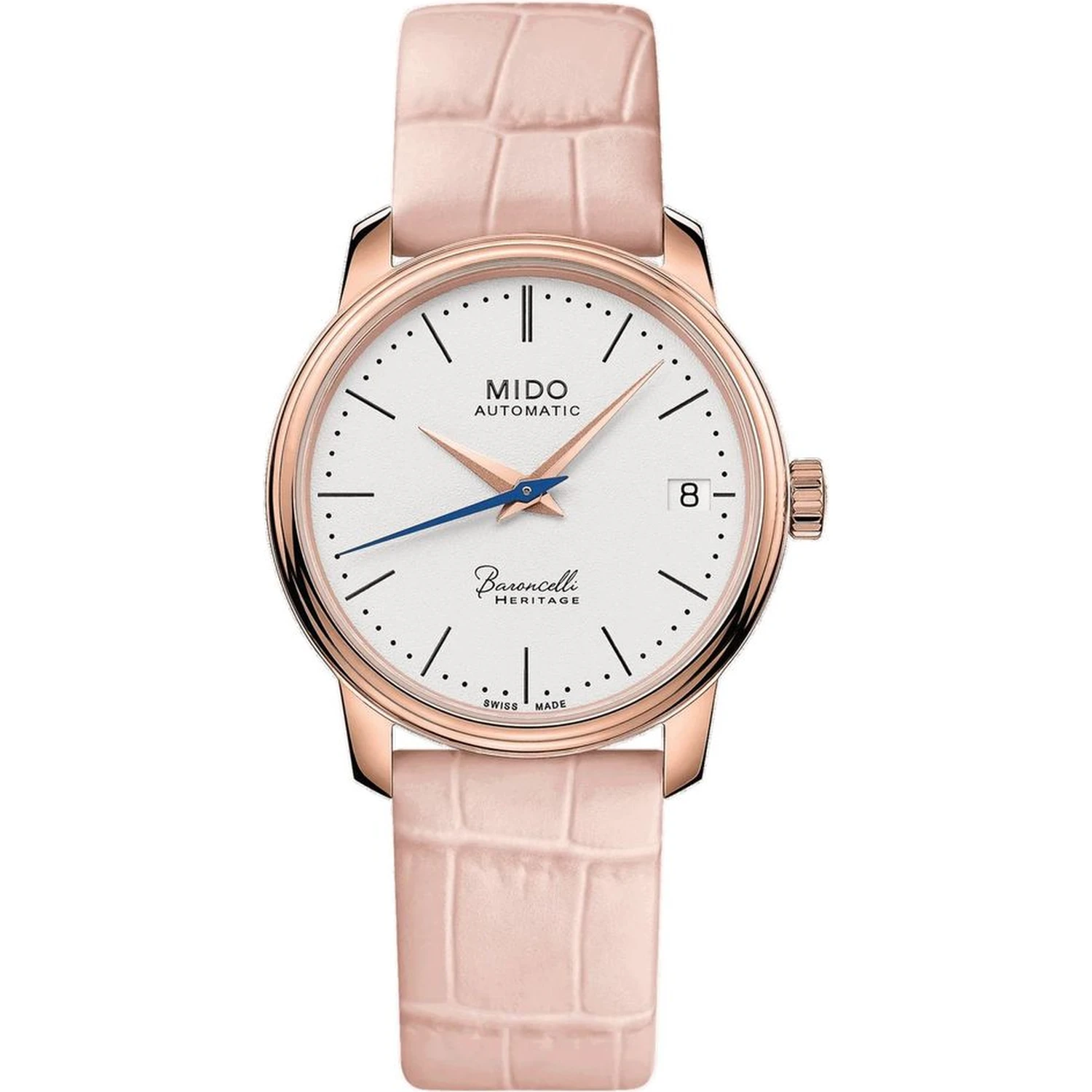 Multicolor Leather Dress Watch