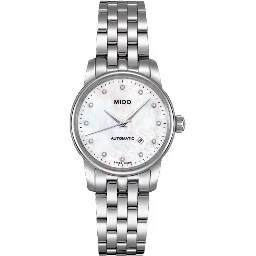Gray Stainless Steel Dress Watch