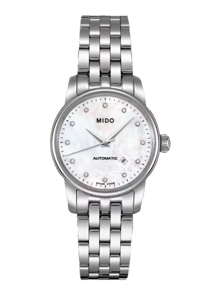 Gray Stainless Steel Dress Watch