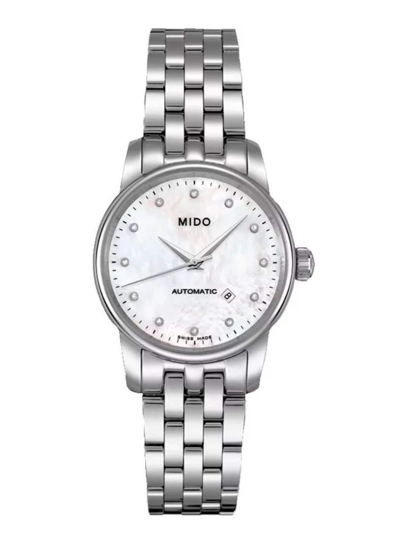 Gray Stainless Steel Dress Watch