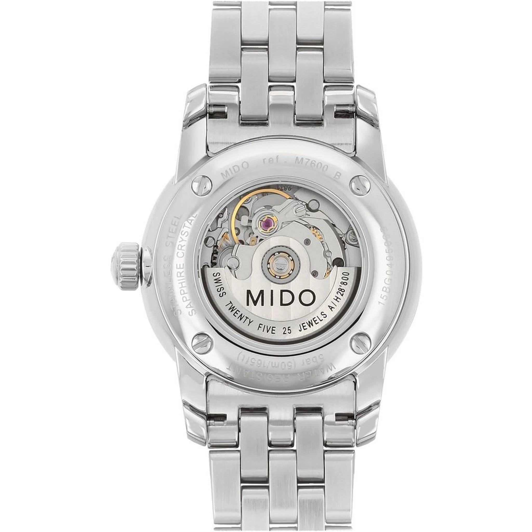 Gray Stainless Steel Dress Watch