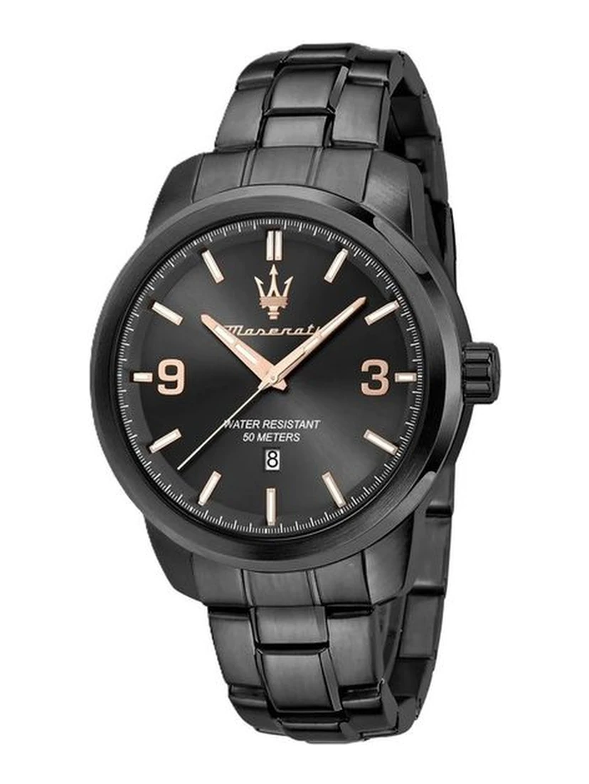 Gray Stainless Steel Dress Watch