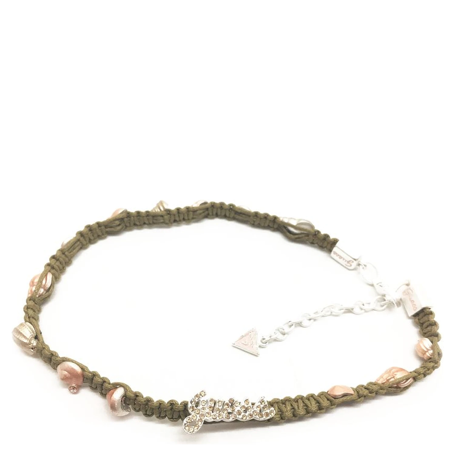 Green Textile Necklace