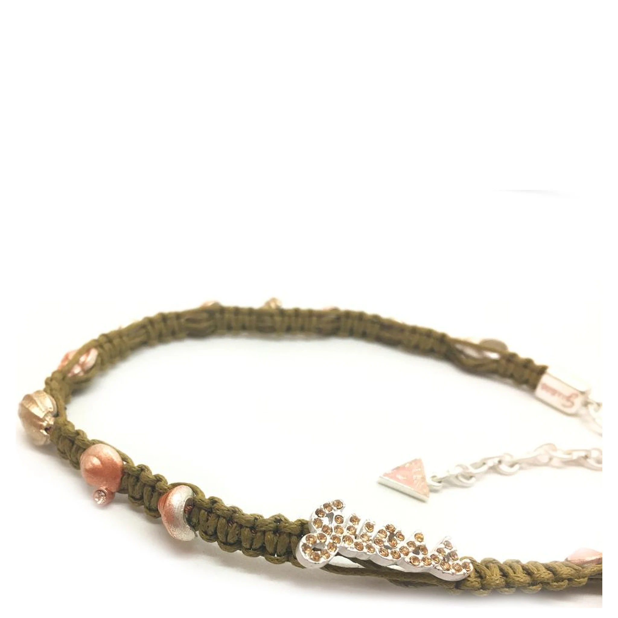 Green Textile Necklace