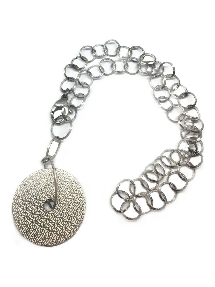 Silver Stainless Steel Necklace